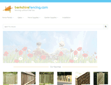 Tablet Screenshot of berkshirefencing.com